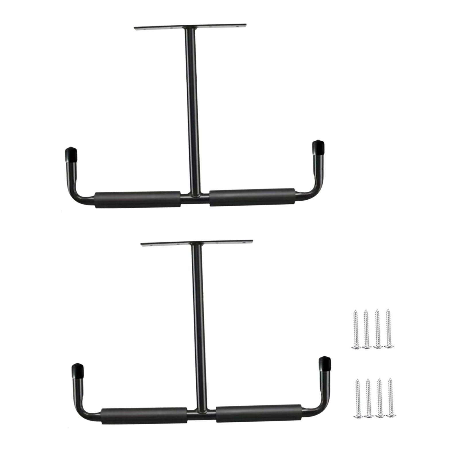 Fishing Rod Rack - 2개입 오버헤드 차고 수납 훅 랙
