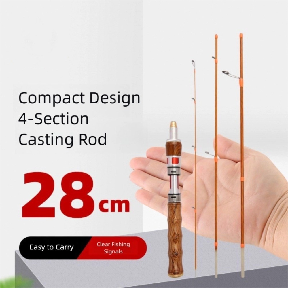 Fishing Rod Carbon Fiber - 4단 스피닝 낚싯대 UL 파워 스피닝