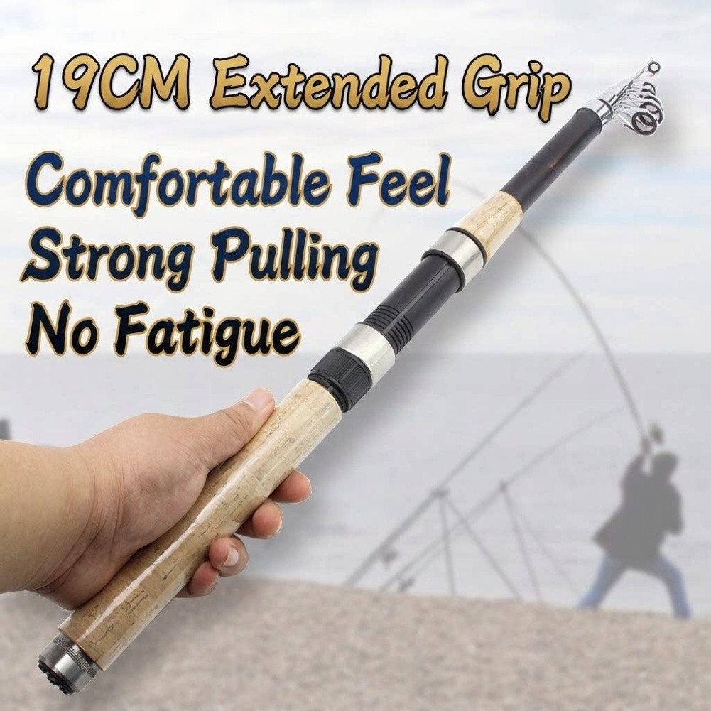 Fishing Rod Telescopic - 텔레스코픽 유리섬유 낚싯대 2.1m~3.6m 휴대용 여행용