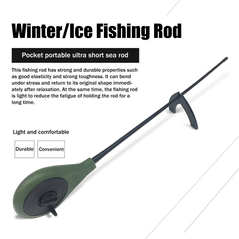 핫세일 2개 휴대용 플라스틱 얼음낚싯대 초경량 미니 낚 - Fishing Rod Ice 리뷰 및 가격