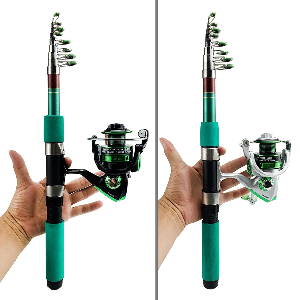 슈퍼 하드 바다 낚싯대 세트, 휴대용 바닷물 여행 폴  - Fishing Rod Combo 리뷰 및 가격