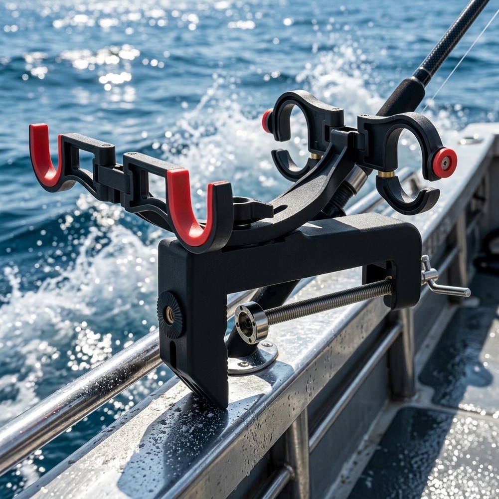 헤비듀티 더블헤드 보트 낚싯대 홀더 – 녹 방지 및 안 - Fishing Rod Boat 리뷰 및 가격