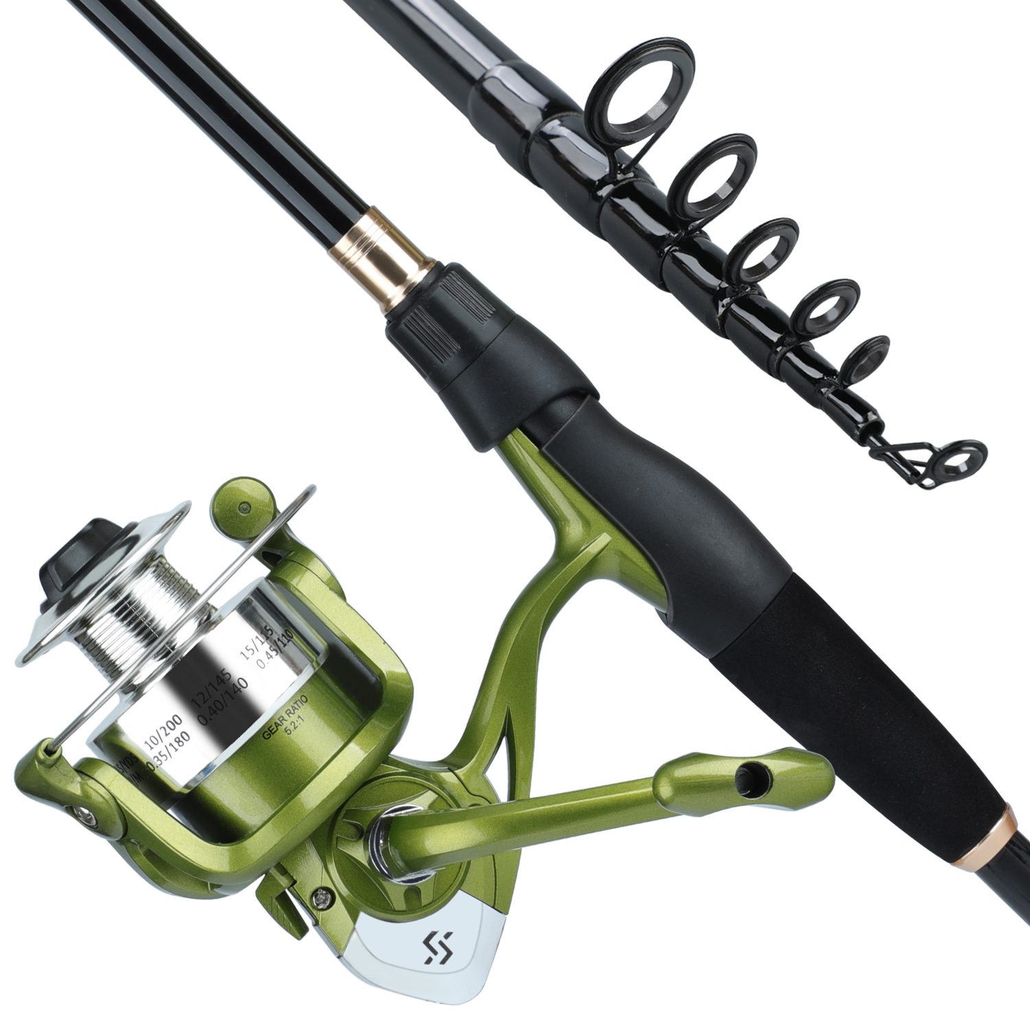Sougayilang 텔레스코픽 낚시 콤보 탄소 섬유  - Fishing Rod Combo 리뷰 및 가격