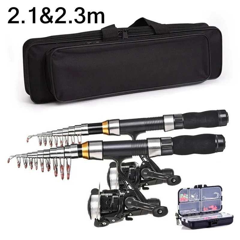 브라브맥 2.1/2.3m 텔레스코픽 낚싯대 릴 콤보 풀 - Fishing Rod Spinning 리뷰 및 가격