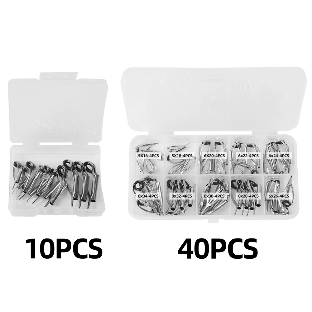 10/40개 낚싯대 팁 수리 키트, 낚싯대 팁 교체용  - Fishing Rod Guide Replacement 리뷰 및 가격