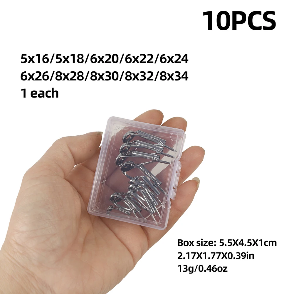 10/40개 낚싯대 팁 수리 키트, 낚싯대 팁 교체용  - Fishing Rod Guide Replacement 리뷰 및 가격